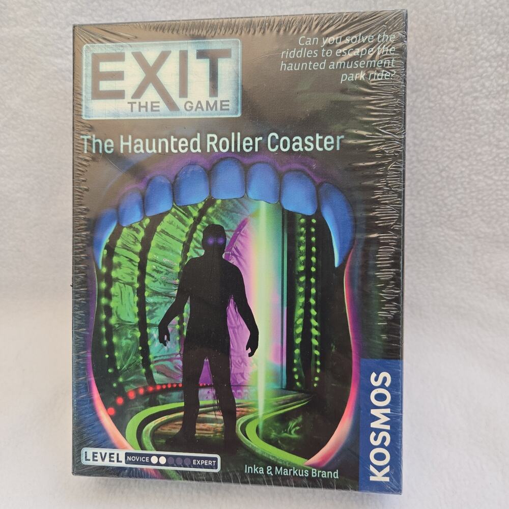 EXIT: THE HAUNTED ROLLER COASTER Escape Room Game. Kosmos NEW/SEALED D-1